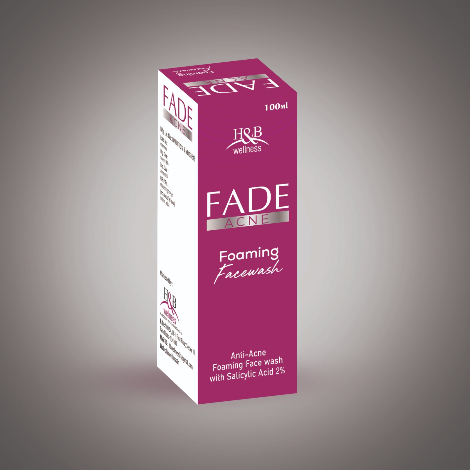 FADE ACNE FOAMING FACEWASH